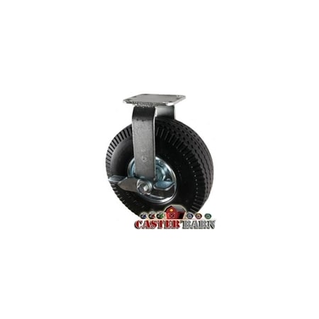 Casterhq Ever-Roll 10"x3" Rigid Caster, 280lbs Capacity CBER10RC